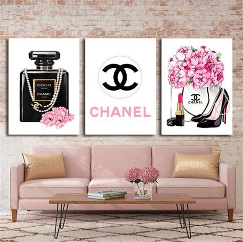 chanel frames picture|Chanel picture wall art.